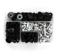 Tornillos de Motocicleta Compatible Con Suzuki Para KATANA GSXF 1100 1988-1993 Para GSR600 2006-2019 Kit De Tornillos Para Parabrisas De Carenado De Motocicleta Clips De Tuerca(Silver)