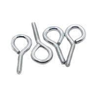 Tornillos De Ojal Tornillos de ojo oveja acero galvanizado, gancho anillo, tornillo colgante, Perno M3 M4 M5 M6 M8 M10(25mm,M8 1pc)