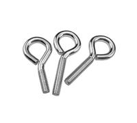 Tornillos de ojo de oveja M3 - M10 304 con dientes de máquina/Gancho de cierre con anillo, pernos alargados. Longitud: 8-150 mm.(M8x90-1Pcs)