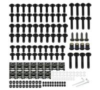 Tornillos De Parabrisas Perno Carenado Personalizado Motocicleta Para Kawasaki Z750 Z900 Z1000 Z800 Para Versys 650 Er6n Para Ninja 400 300 bicicletas calle(Negro)