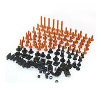 Tornillos De Parabrisas Perno Carenado Personalizado Para Motocicleta, Para F650GS F700GS F800GS F750GS F850GS ADV F800R F900R F900XR Para RnineT Aleación CNC(Orange)