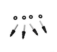 Tornillos de parabrisas reforzados con diseño de punta para Road Glide & Twin Light Glide a partir de 1998, incluye arandelas, color negro o cromo (negro)