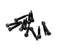 Tornillos de Pastilla Humbucker, Tornillos de Montaje de Cuello de Guitarra Resistentes Al Desgaste, Conexión de Ayuda Integrada a Prueba de Herrumbre de Hierro para bajo (Negro)