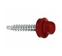 Tornillos de perforación 4,8 х 25 mm, 250 unidades RAL: 3011 - Marrón rojizo - Tornillos de chapa trapezoidal