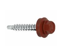 Tornillos de perforación 4,8 х 35 mm 250 unidades RAL: 3009 - Tornillos de chapa trapezoidal rojo óxido - 03130535