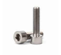 Tornillos de perno Allen con cabeza hueca hexagonal de titanio puro TA2 - M1.6 a M12, longitud 3-100 mm(2pc 12mmxM6)