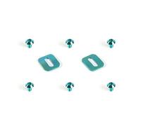 Tornillos De Placa De Bloqueo Para Bicicletas Bicicletas Bloqueos Automáticos Pedales Aleaciones Metálicas Juntas Tornillo Para Pedales De Bicicleta Tornillos Resistentes a La Corrosión Arandelas