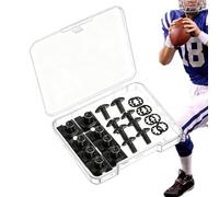 Tornillos de placa trasera, sujetadores de equipo deportivo, piezas de placa trasera de fútbol, para entrenamiento de práctica de batalla, partido, gimnasio, cancha, universidad, juego, liga, campo al