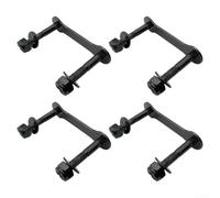 Tornillos de puente para camión Longboard, paquete de 4 pernos de acero al carbono M6 de 31 mm con tuercas de zinc negro de grado 8.8 para una instalación estable en longboards y tablas de surf