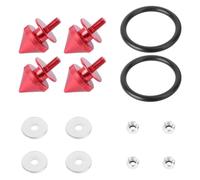 Tornillos de Refuerzo para Coche Dp15, Aleación de Aluminio y Goma | Juego para Parachoques Trasero, Modificación Sencilla, Uso en Aparcamiento en Paralelo, Accesorio de Coche Color Aleatorio