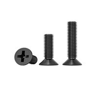 Tornillos de reparación electrónica SSD KM negros, accesorios for SONY, DELL, SAMSUNG, IBM, HP, TOSHIBA M1-M4(6mm,M1.2 (200Pcs))