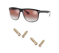 Tornillos de repuesto para kit de reparación de lentes de sol Ray ban RB4147 BR4184 RB4190 RB4175 (juego de 4), destornillador (dorado)