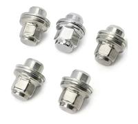Tornillos de Rueda Compatible Con Jaguar Para F-Type Para X152 2012-2022 5PCS 12x1.5 Tuercas De Rueda Cromadas Auto Parte OEM: C2C35294010 C2C35294