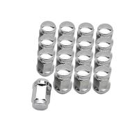 Tornillos de rueda Compatible con Jeep Para CJ3 1963 1964 1965 1966 Para CJ5 1964-1983 Tuercas de rueda de acero cromado de 1/2"-20 cónicas de 60 grados 32 mm