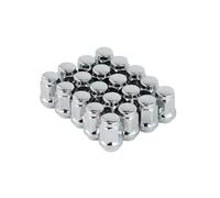 Tornillos de rueda Compatible con Jeep para Wrangler JK 1987 1988 1989 1990 1991 1992 1993 1994 1995 1996 1997 1998-2018 Tuercas de rueda(Silver)