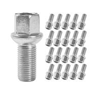 Tornillos de rueda Compatible Con Seat Para Alhambra Para Ibiza Para Toledo Tornillos De Rueda Acero Plateado