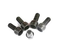 Tornillos de rueda Compatible con SEAT para Altea 2004 2005 2006 para Cordoba 2003-2009 Tornillo de rueda Perno Tuerca de seguridad Llave 21 dientes 8D0601139F 009