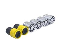 Tornillos de rueda Compatible con Suzuki Tuercas de seguridad para ruedas de coche de 36 mm M12 x 1,5 mm de acero