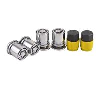 Tornillos de rueda Compatible con Toyota para Land para Cruiser 100 105 M14 x 1,5 Tuercas de seguridad para llantas de aleación de acero