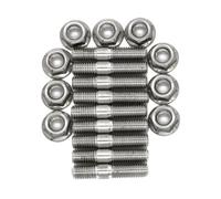 Tornillos De Rueda Para Acura Para Integra Para V3 | Tuerca Rueda Bloqueo M8*40 Perno prisionero del colector de escape Pernos dentados Tuerca Tornillo