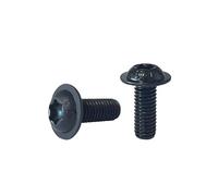 Tornillos de seis lóbulos acero, color negro, M5, M6, M8, 6, 8, 10, 12, 16, 20, 25, 30, 35 y 40 G10.9, 5-10 unidades(X 16mm,M8 5PCS)