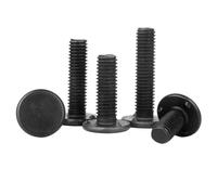 Tornillos de soldadura de acero al carbono M5 M6 M8 M10, pernos prisioneros de coche de 3 puntos de cabeza plana Q198 de 10-40 mm de longitud(M6x25(50pcs))