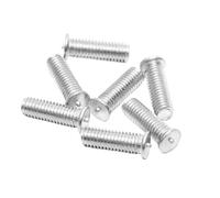 Tornillos De Soldadura M3 M4 M5 M6 M8, Pernos Roscados Aluminio For Clavos Punto Descarga Condensador, 50/100/200 Uds(8mm,M6-100pcs)