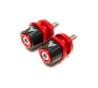 Tornillos de soporte deslizante de carrete basculante de alta calidad CNC for motocicleta, compatibles con MT-03 MT03 MT09 MT-09 FZ-09 TRACER(Red)
