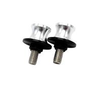 Tornillos de soporte deslizante for carretes de basculante de motocicleta de 6 mm compatibles con YZFR1, YZFR1M, XJ6, Diversion, YZFR125, MT-03, MT-07, MT-09, FZ8 y FZ1.(6MM silver)