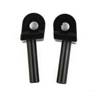 Tornillos de soporte para parabrisas de motocicleta, para R1200GS ADV 2004-2012, tornillos de soporte de aleación de aluminio (negro)