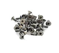 Tornillos de titanio DIN 7991 QCTi M4 M4x6 M4x8 M4x10 M4x12 M4x14 M4x15 M4x16 M4x18 M4x20 M4x22 M4x25 M4x30 Hex 2.5 Driver GR2-M4,20mm,10 uds Ti GR2