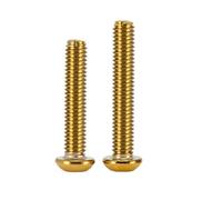 Tornillos De Titanio Dorado for Motocicleta, Tornillo Hexagonal Con Cabeza Seta Acero Inoxidable 304, M6 M8, Antioxidante, for Cubierta Tanque Combustible, Piezas Coche, 2-20(20Pcs,M8x35mm)