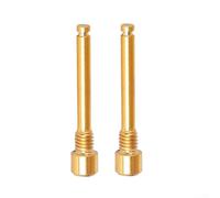 Tornillos de titanio para pastillas de freno de disco de bicicleta, pasadores roscados, pinzas de freno de bicicleta, tornillos con anillos a presión para bicicletas de montaña SRAM (dorado)