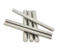 Tornillos de varilla roscada de acero inoxidable 304, M3, M4, M5, M6, M8, longitud 16-300 mm, sin cabeza, totalmente métricos(140mm (3pcs),M4)