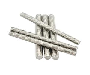 Tornillos de varilla roscada de acero inoxidable 304, M3, M4, M5, M6, M8, longitud 16-300 mm, sin cabeza, totalmente métricos(250mm (2pcs),M4)
