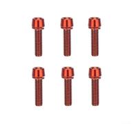 Tornillos de vástago de bicicleta M5 de 18 mm Sujetadores de acero inoxidable para instalar el vástago del manillar en horquillas de fibra de carbono de aluminio (B)