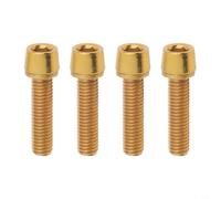 Tornillos de vástago de bicicleta M5x20mm Pernos de acero Plata (amarillo1