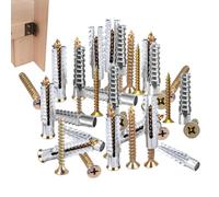 Tornillos De Yeso | Tuercas De Expansión - Hardware Tuerca Para Taladrar Hormigón Estante Puerta Biblioteca Montaje Foto Armario