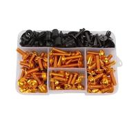 Tornillos del carenado Tornillos De Carenado para NC700S, NC700X, RC51, VFR750R, RC30, VFR1200FD, ABS, DCT, Super Hawk 1000, VTR1000F, 305, CB77 Tornillos de la cúpula(Oro)