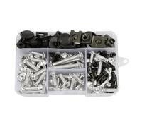 Tornillos del carenado Tornillos De Carenado para NC700S, NC700X, RC51, VFR750R, RC30, VFR1200FD, ABS, DCT, Super Hawk 1000, VTR1000F, 305, CB77 Tornillos de la cúpula(Plata)