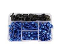 Tornillos del carenado Tornillos De Carenado para NC700S, NC700X, RC51, VFR750R, RC30, VFR1200FD, ABS, DCT, Super Hawk 1000, VTR1000F, 305, CB77 Tornillos de la cúpula(Azul)