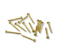 Tornillos DIN 97 Latón en Blanco Cabeza Avellanada Ranura Profesional Macizo