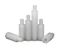 Tornillos distanciadores, Nylon Male To Female Hex Spacing Standoff Screws Pack Of 10 Multiple Sizes White Black(White,6MM- M5(HEAD 7MMM) 10PCS)