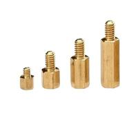 Tornillos espaciadores de rosca macho a hembra Espaciador de columna placa base PCB, perno pilar roscado hexagonal for rack, tornillos for bricolaje electrónico(M 3x80 thread6(10pcs))