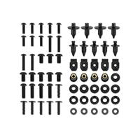 Tornillos Fijación Motocicleta Compatible Con Yamaha Tracer 900 FJ-09 2014-2019 Kit Completo Carenado Tornillos Clips Cubierta Carenado(Negro)