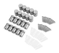 Tornillos Fijaciones de Espejo Separador 13 × 9 × 3 20 Piezas M12 * 20 Mm Acero Inoxidable Publicidad Pin de Fijación Tornillos de Montaje del Separador