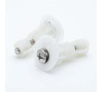 Tornillos for asiento de inodoro, bisagras goma expansible, tuercas carga superior e inferior, fijaciones, orificio ciego for WC, reemplazo accesorios baño, 2 uds(Color 2)