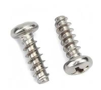 Tornillos for madera autorroscantes de cabeza plana y casquillo, de acero inoxidable 304, 10/50 unidades, M1.2, M1.4, M1.7, M2, M2.6, M3, M3.5, M4 y M5.(14mm,10Pcs M5)