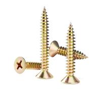 Tornillos for tableros de fibra de cabeza plana avellanada con cruz de zinc M3 M3.5 M4 M5 M6 Tornillos autorroscantes for paneles de yeso Tornillos for aglomerado Tornillos for madera(M5x16(30pcs))