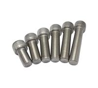 Tornillos hexagonales de cabeza hueca hexagonal M1.6 M2 M2.5 M3 M4 M5 M6 tornillos de rosca completa de acero inoxidable grado Din 912 compatible maquinaria(12 mm - 20 PCS,M 2)